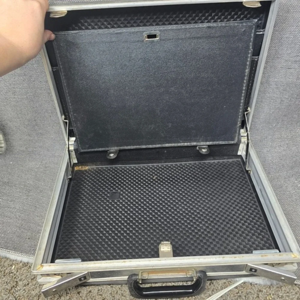 Vintage Airway Industries‎ US Government Property Hard Shell Briefcase Black